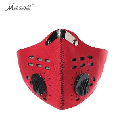 Anti-fog Haze PM2.5 Dustproof Windproof Warm Mountain Bike Riding Mask Activated Carbon Filter Cycling Sports Face Mask